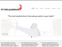 Tablet Screenshot of fitforleadership.net
